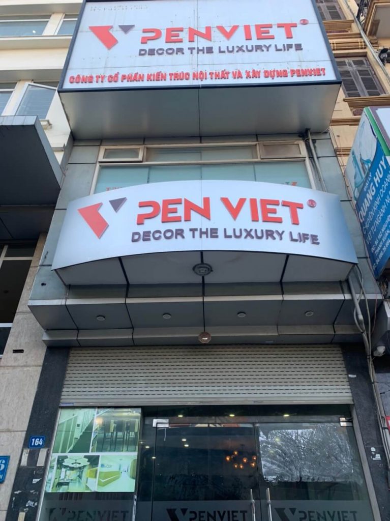 Văn phòng Công ty Cổ phần Kiến trúc Nội thất và Xây dựng PenViet tại Hà Nội
