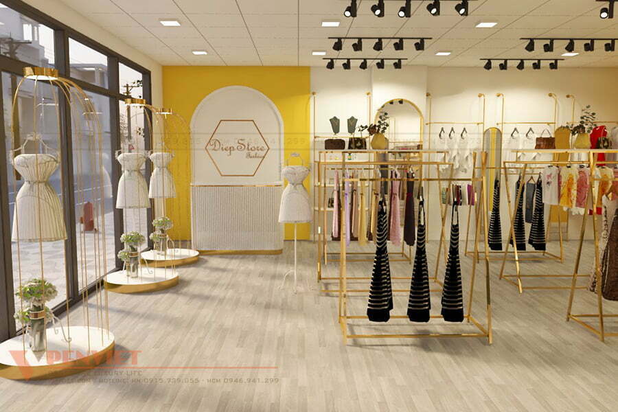 Mẫu thiết kế shop thời trang nữ Diệp Store – Kiên Giang