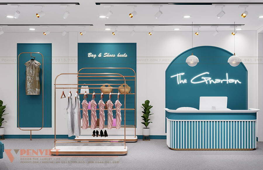 Thiết kế cửa hàng thời trang Gnartan – Sài Gòn