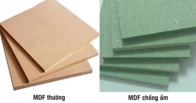 Các loại gỗ công nghiệp MDF phổ biến