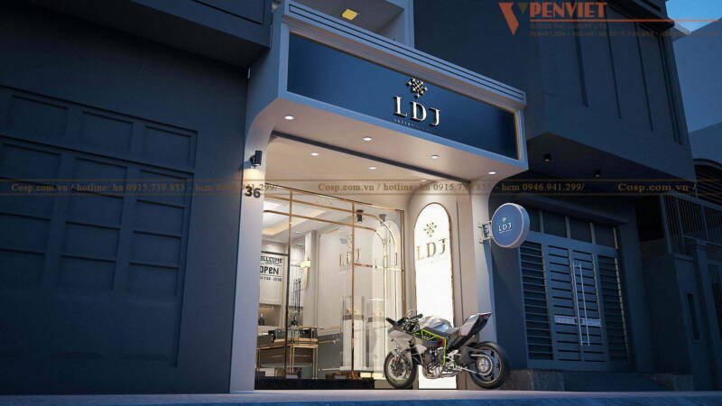 thiet ke showroom dep