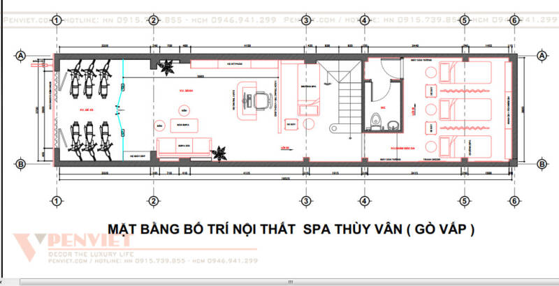 Mẫu thiết kế spa giá rẻ Thùy Vân - Hồ Chí Minh thiet ke spa thuy van 6