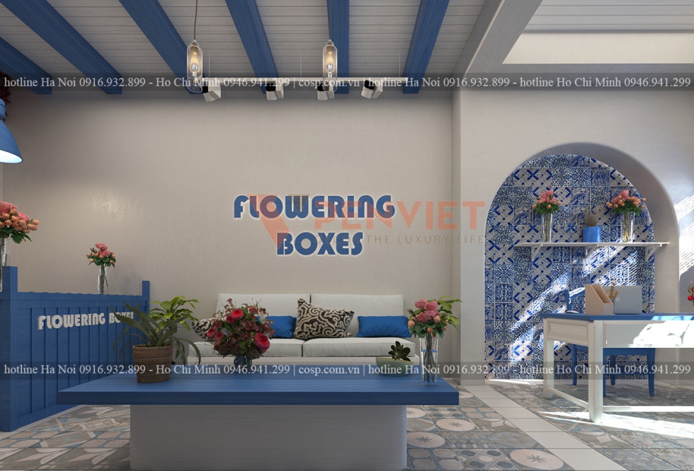 mau thiet ke shop hoa Flowering Boxe 2 1