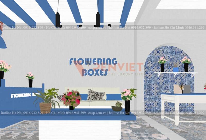mau thiet ke shop hoa Flowering Boxe 2 3