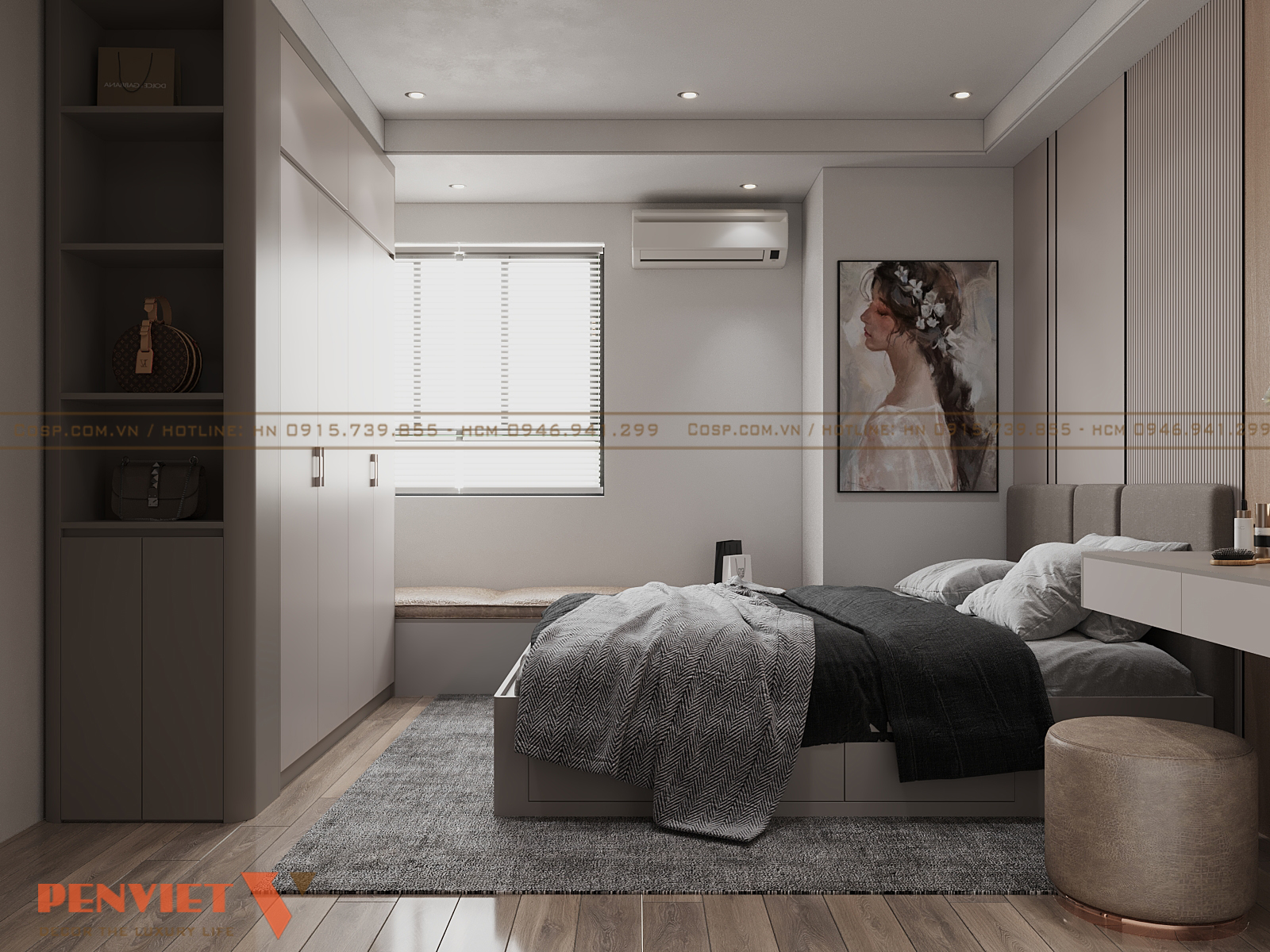 Thiết kế nội thất căn hộ chung cư anh Quốc Anh tại Hà Đông thiet ke noi that chung cu 6