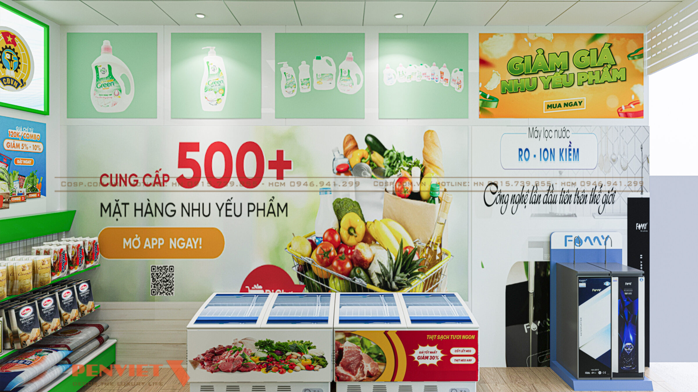 Thiết kế Nội thất Chuỗi Cửa Hàng Phúc Lợi Nhà Tôi: Một Điểm Nhấn Độc Đáo Tại TP HCM 3 7