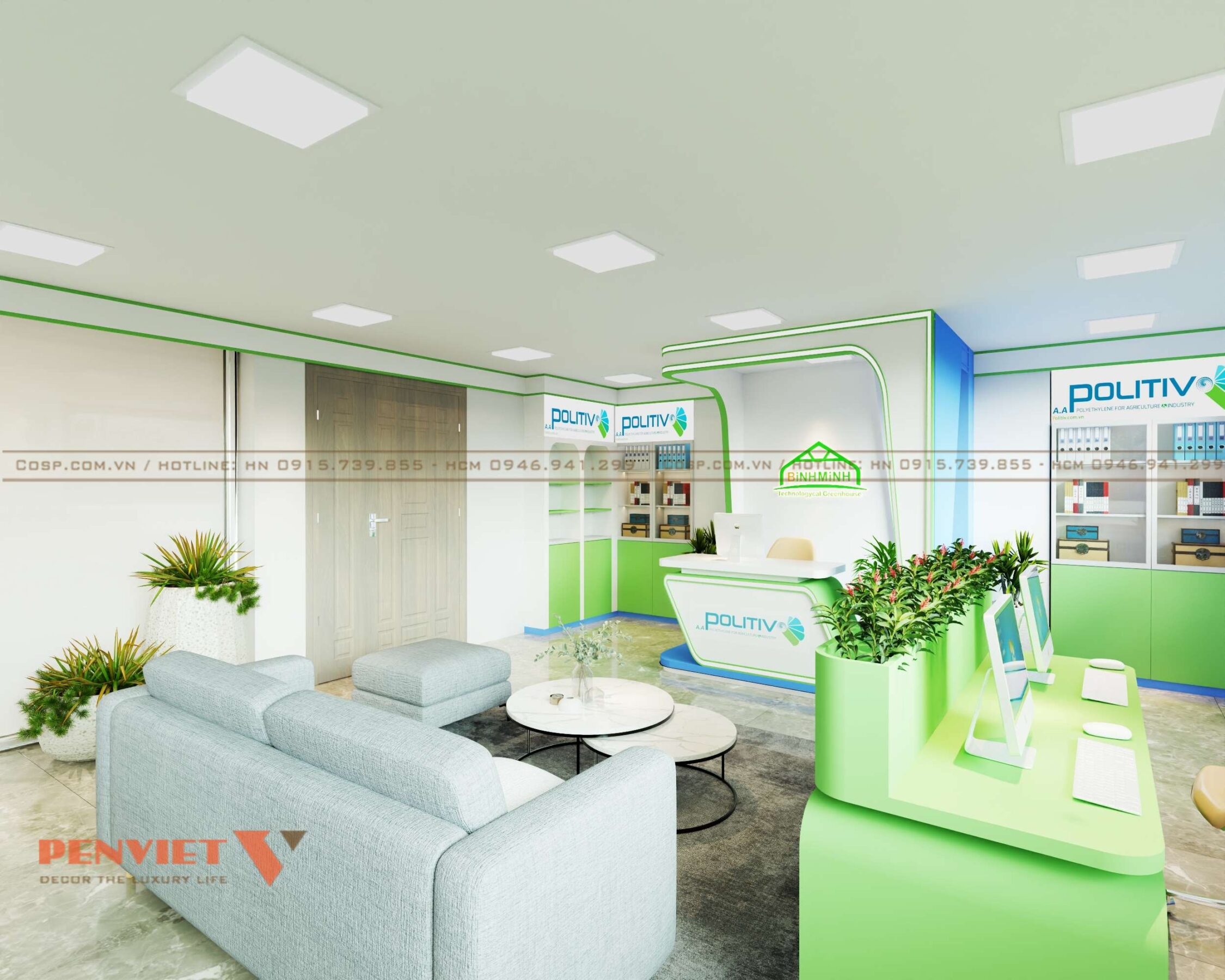 thiet ke noi that showroom binh minh 2