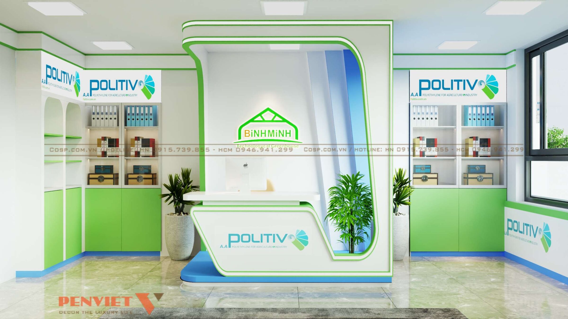 thiet ke noi that showroom binh minh 8