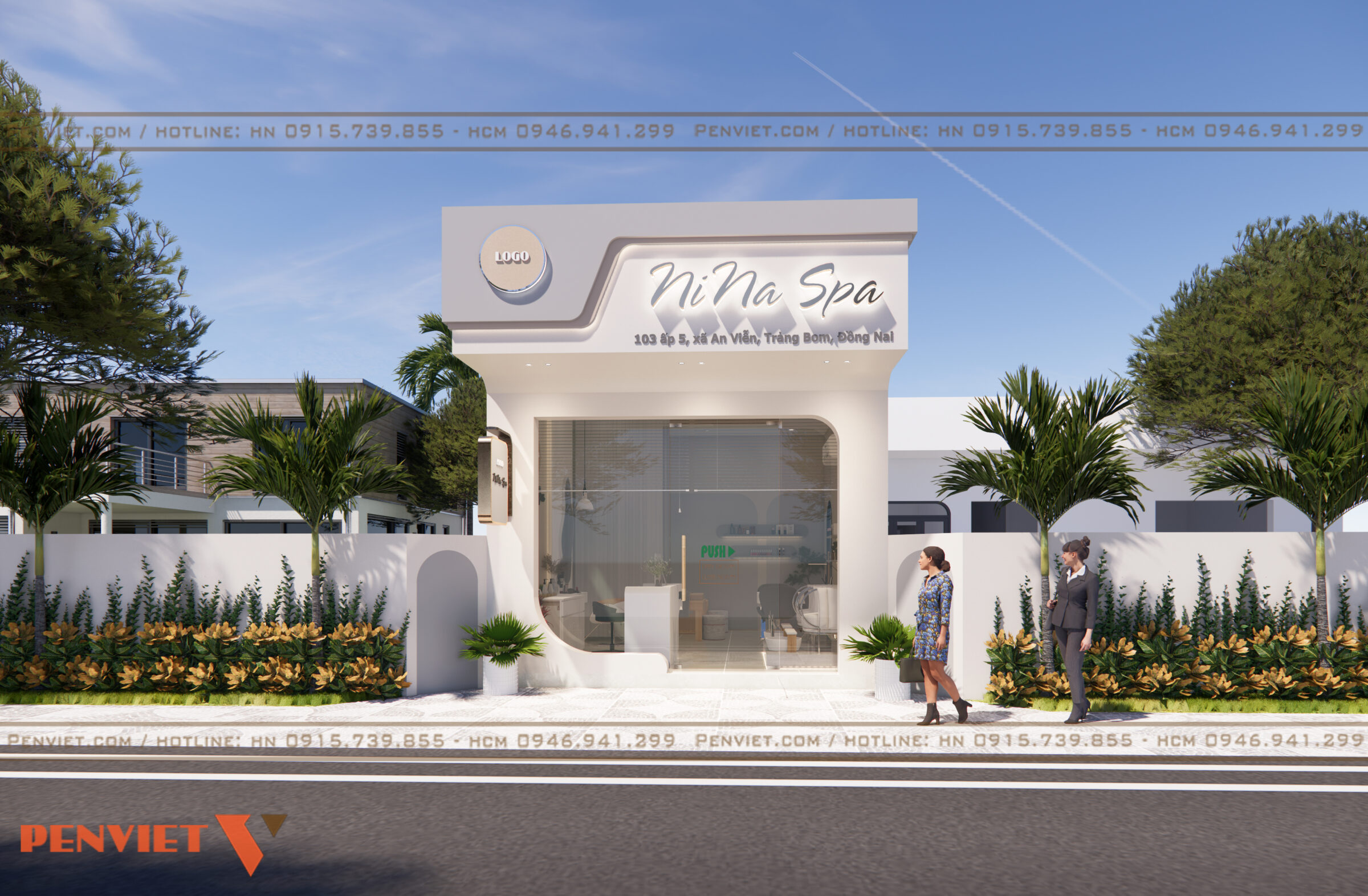 Thiết Kế Nội Thất Spa Nina - Sự Kết Hợp Hoàn Hảo Giữa Hiện Đại và Thư Giãn thiet ke spa nina 1