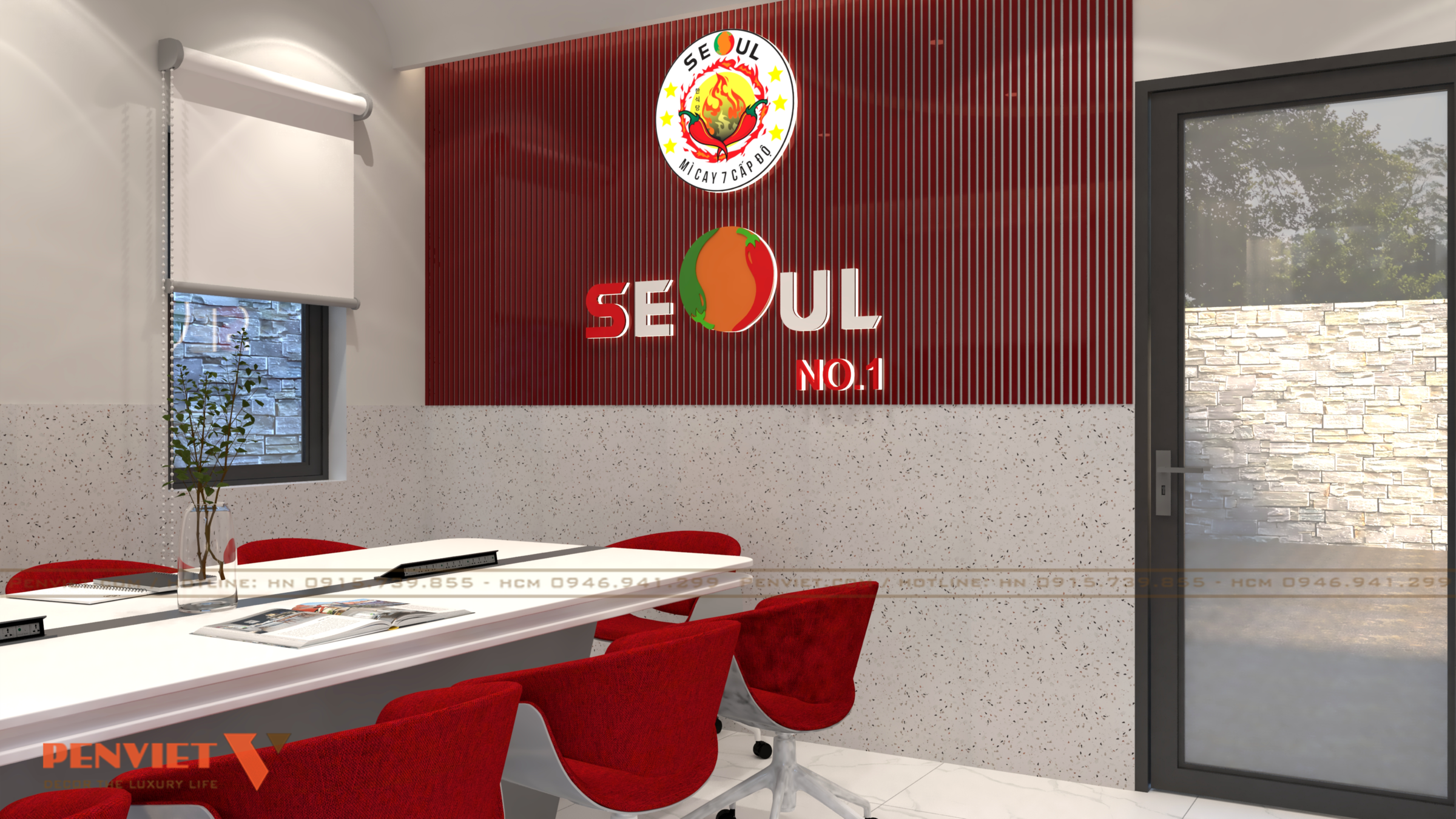 thiet ke van phong mi cay seoul 4