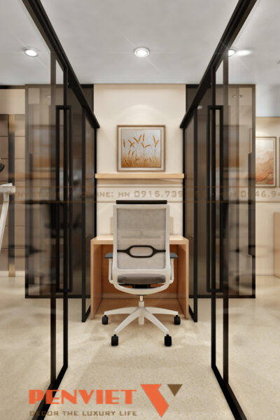 Mẫu thiết kế phòng khám nha khoa – da liễu A Đạt tại Hà Nội T2 C20