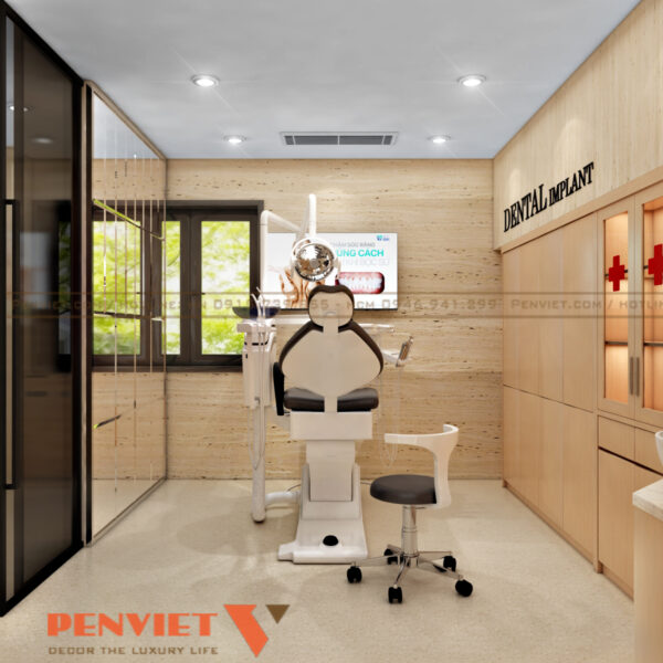 Mẫu thiết kế phòng khám nha khoa – da liễu A Đạt tại Hà Nội T2 C26