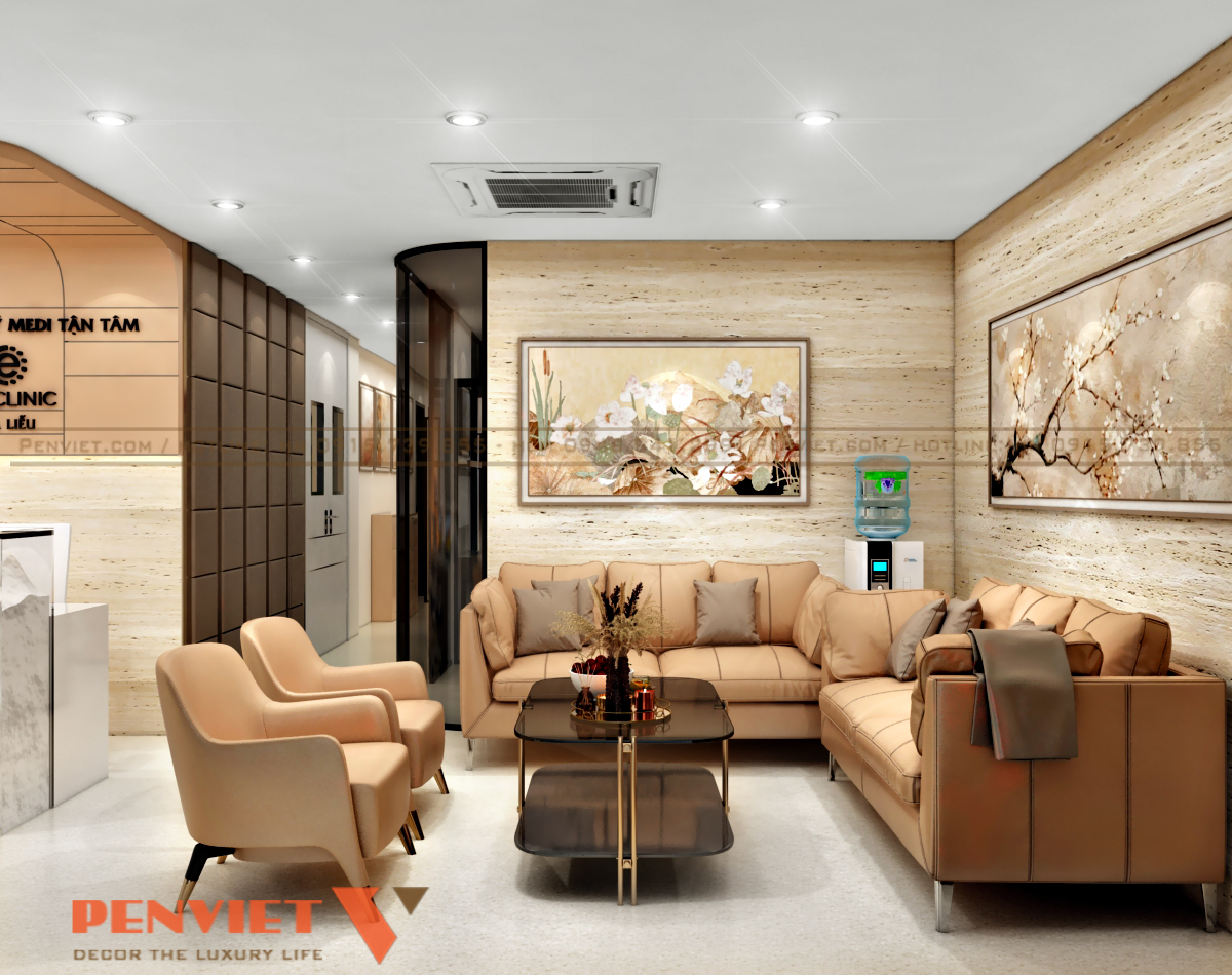 Mẫu thiết kế phòng khám nha khoa – da liễu A Đạt tại Hà Nội T2 C4