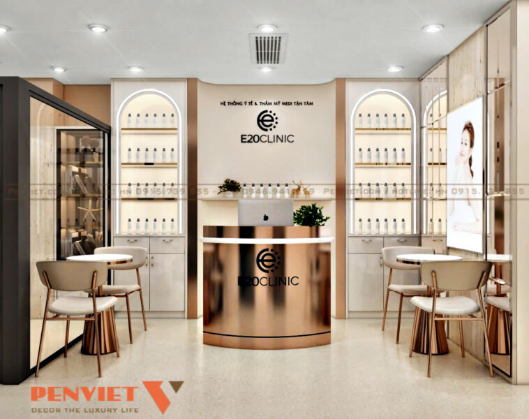 Mẫu thiết kế phòng khám nha khoa – da liễu A Đạt tại Hà Nội T3 C1