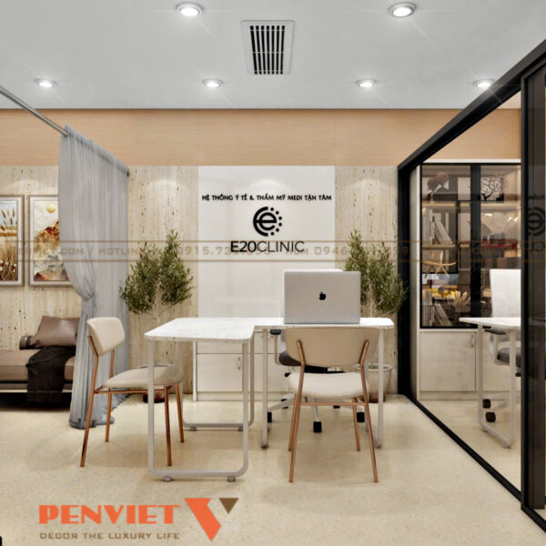 Mẫu thiết kế phòng khám nha khoa – da liễu A Đạt tại Hà Nội T3 C11