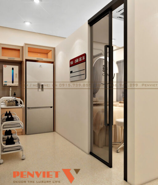 Mẫu thiết kế phòng khám nha khoa – da liễu A Đạt tại Hà Nội T3 C19