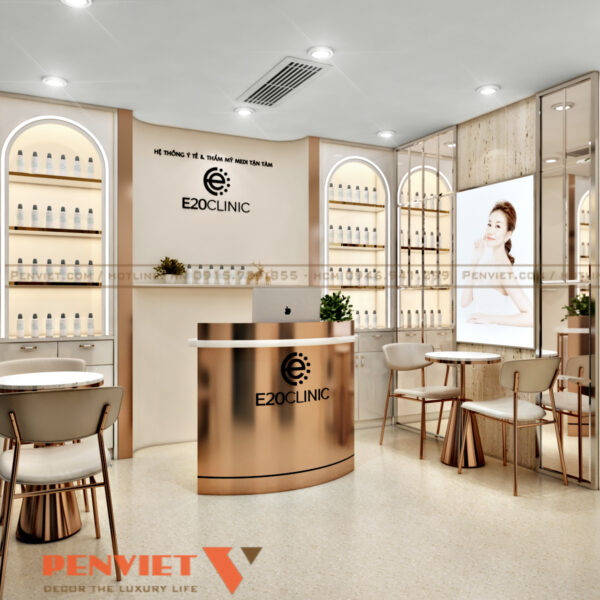 Mẫu thiết kế phòng khám nha khoa – da liễu A Đạt tại Hà Nội T3 C2
