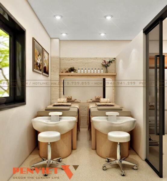 Mẫu thiết kế phòng khám nha khoa – da liễu A Đạt tại Hà Nội T3 C22