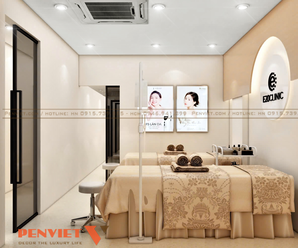 Mẫu thiết kế phòng khám nha khoa – da liễu A Đạt tại Hà Nội T3 C27