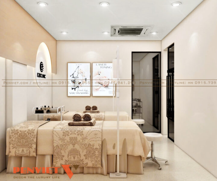 Mẫu thiết kế phòng khám nha khoa – da liễu A Đạt tại Hà Nội T3 C28