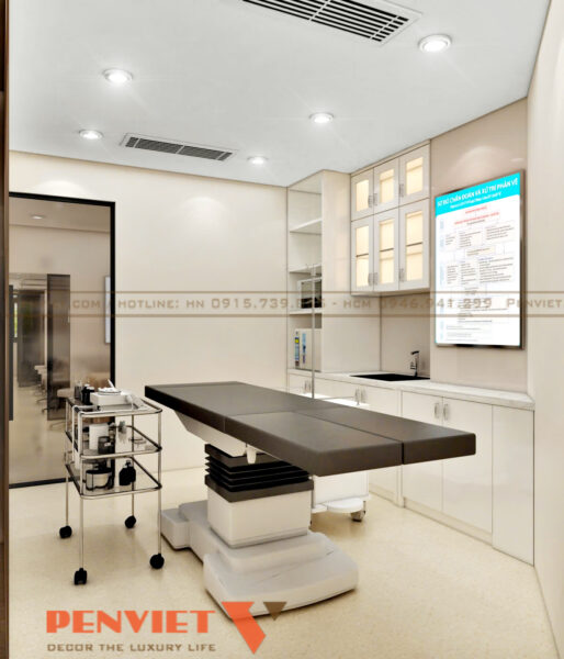 Mẫu thiết kế phòng khám nha khoa – da liễu A Đạt tại Hà Nội T3 C30