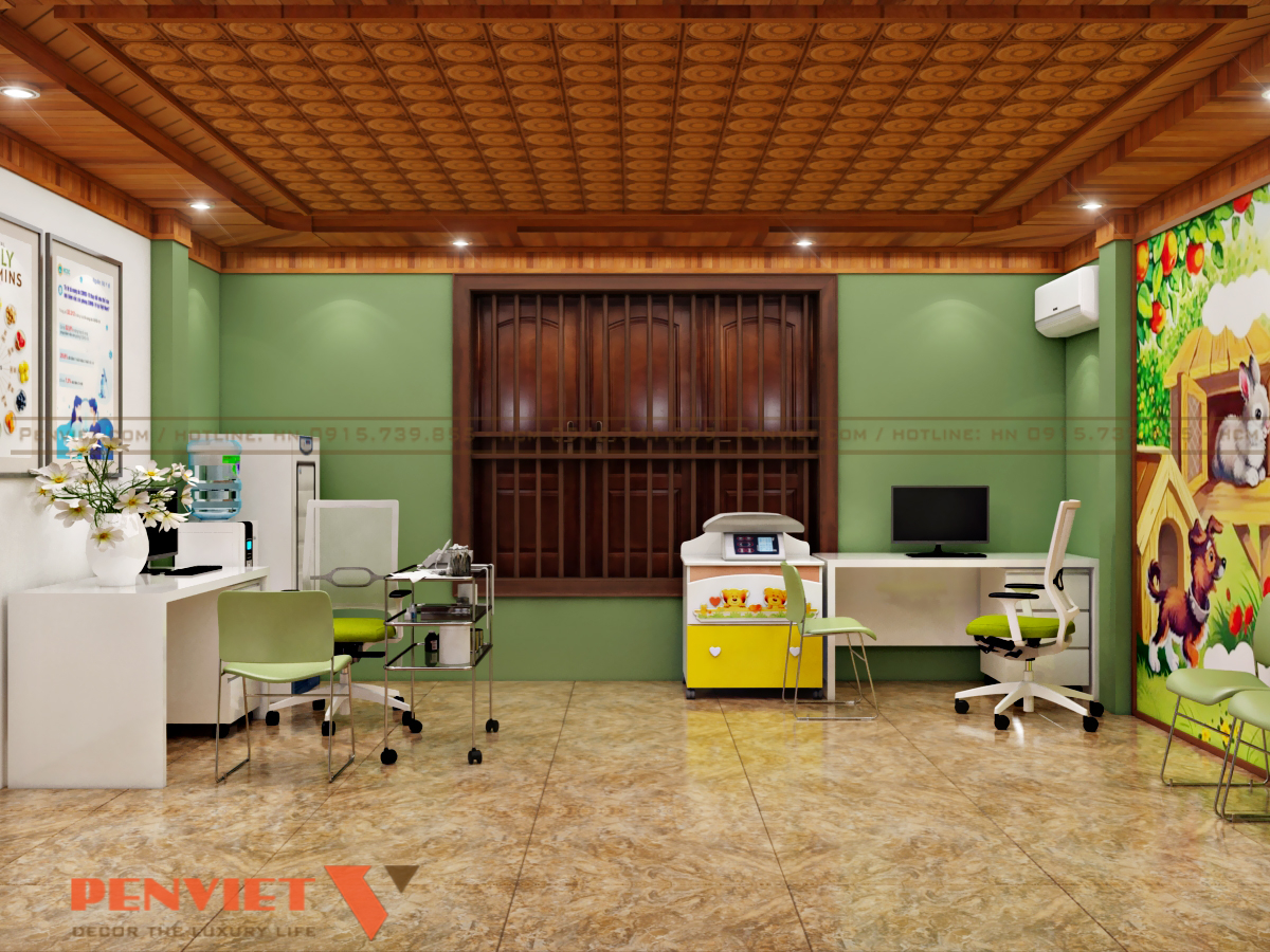 Thiết kế trung tâm tiêm chủng Minh Ngọc tại Bắc Giang tiem chung chi mai 13