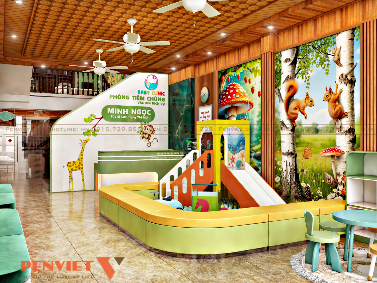 Thiết kế trung tâm tiêm chủng Minh Ngọc tại Bắc Giang tiem chung chi mai 2