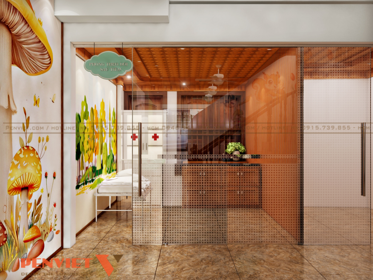 Thiết kế trung tâm tiêm chủng Minh Ngọc tại Bắc Giang tiem chung chi mai 9