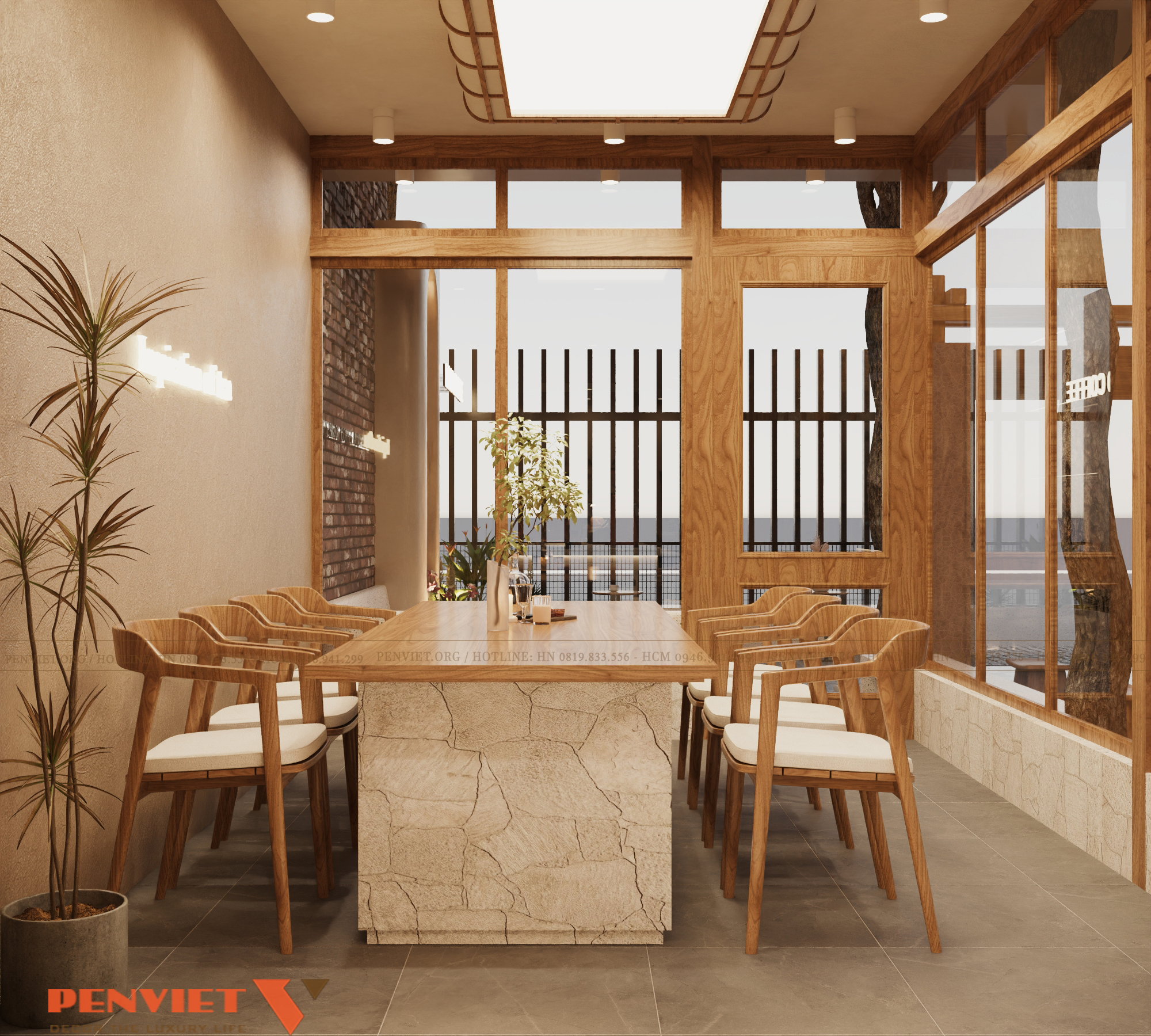 Dự án thiết kế quán cafe 264m²: Sự kết hợp hoàn hảo giữa thẩm mỹ và trải nghiệm khách hàng 10