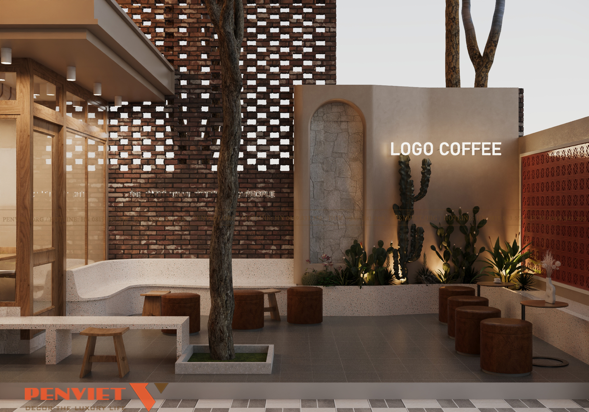 Dự án thiết kế quán cafe 264m²: Sự kết hợp hoàn hảo giữa thẩm mỹ và trải nghiệm khách hàng 12