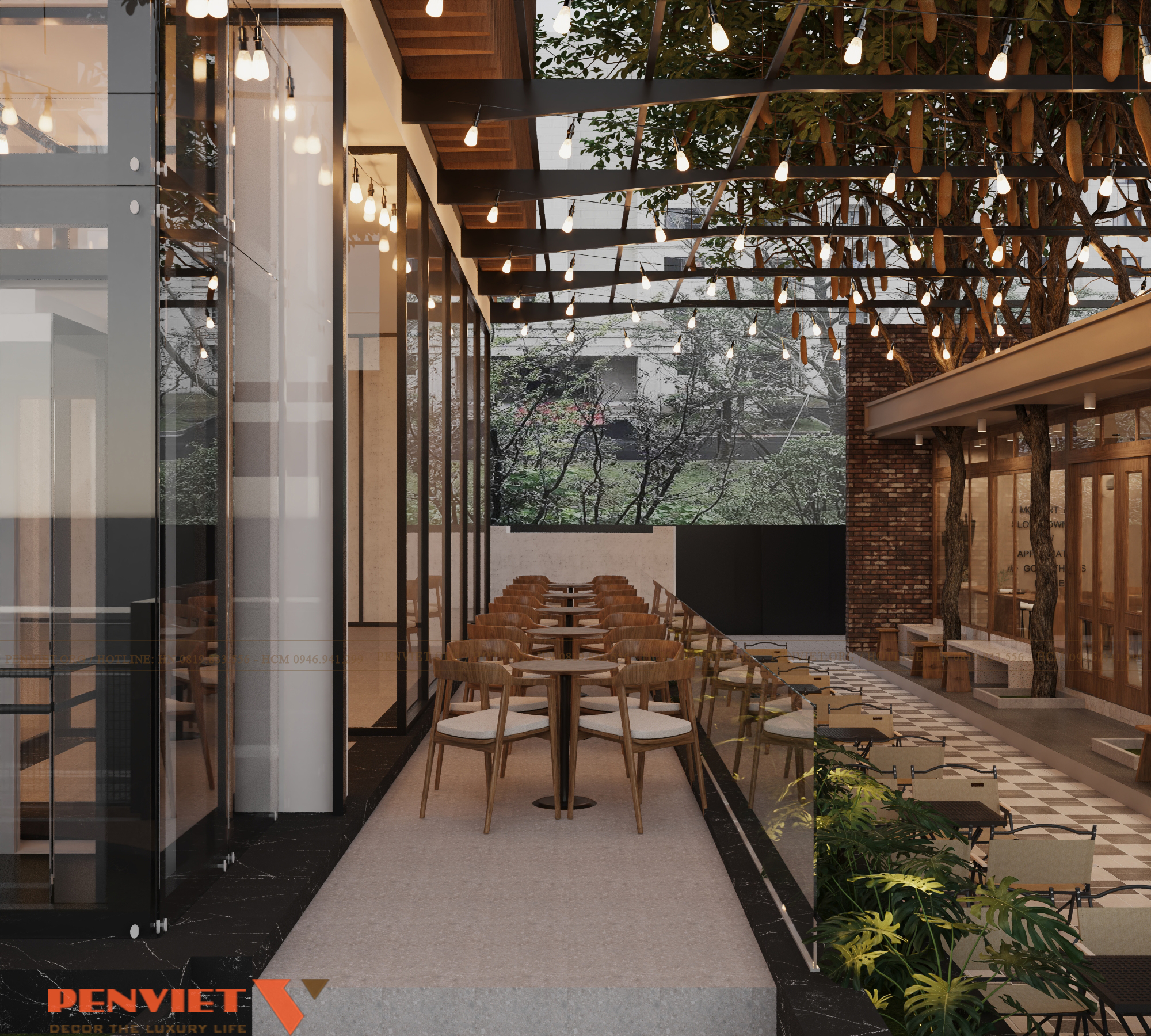Dự án thiết kế quán cafe 264m²: Sự kết hợp hoàn hảo giữa thẩm mỹ và trải nghiệm khách hàng 14