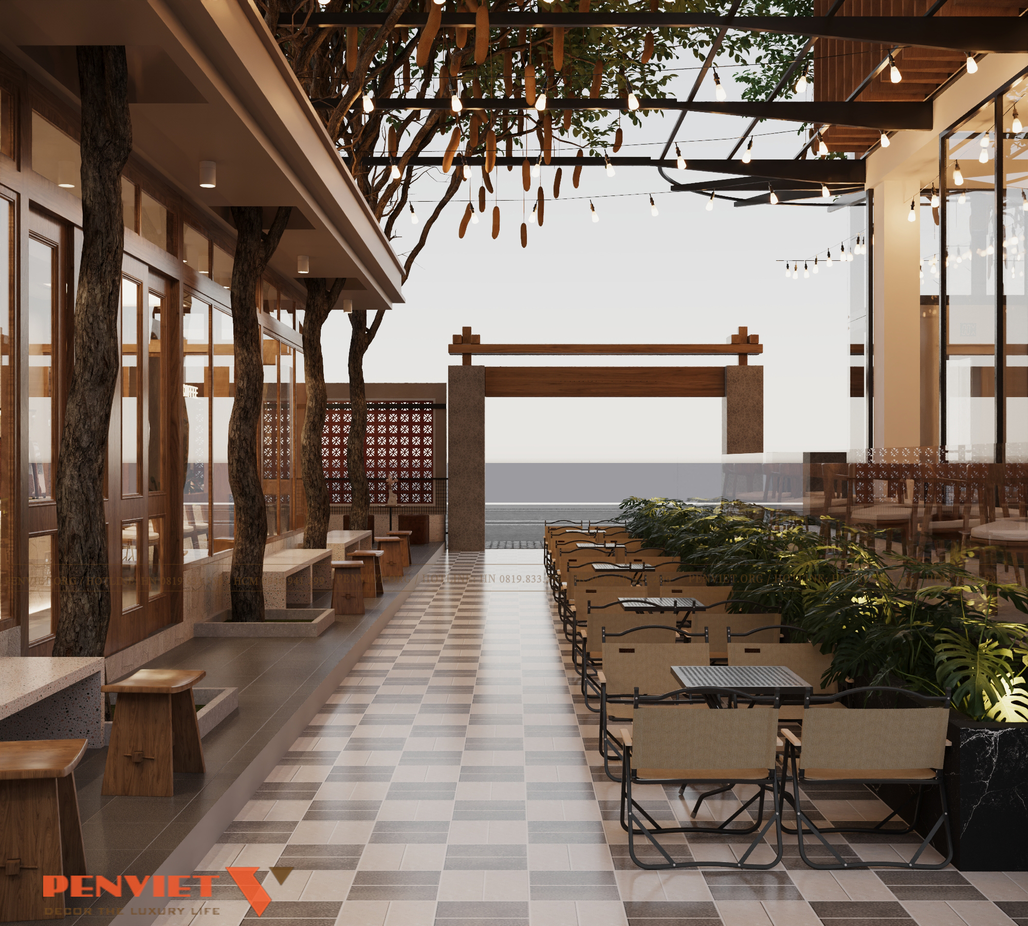 Dự án thiết kế quán cafe 264m²: Sự kết hợp hoàn hảo giữa thẩm mỹ và trải nghiệm khách hàng 16