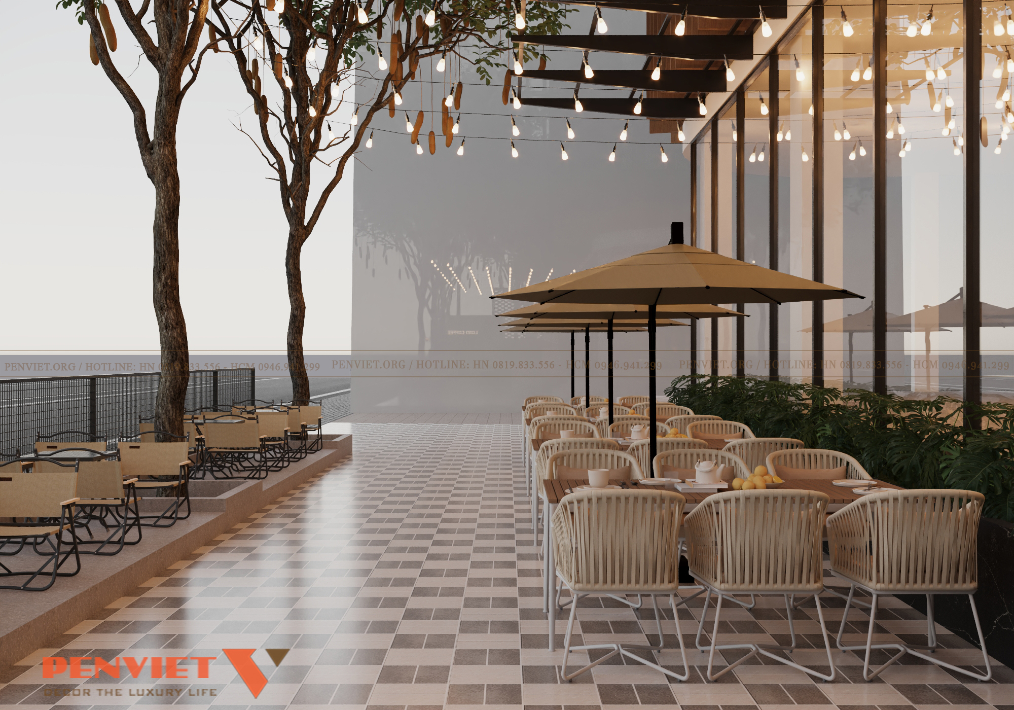 Dự án thiết kế quán cafe 264m²: Sự kết hợp hoàn hảo giữa thẩm mỹ và trải nghiệm khách hàng 17