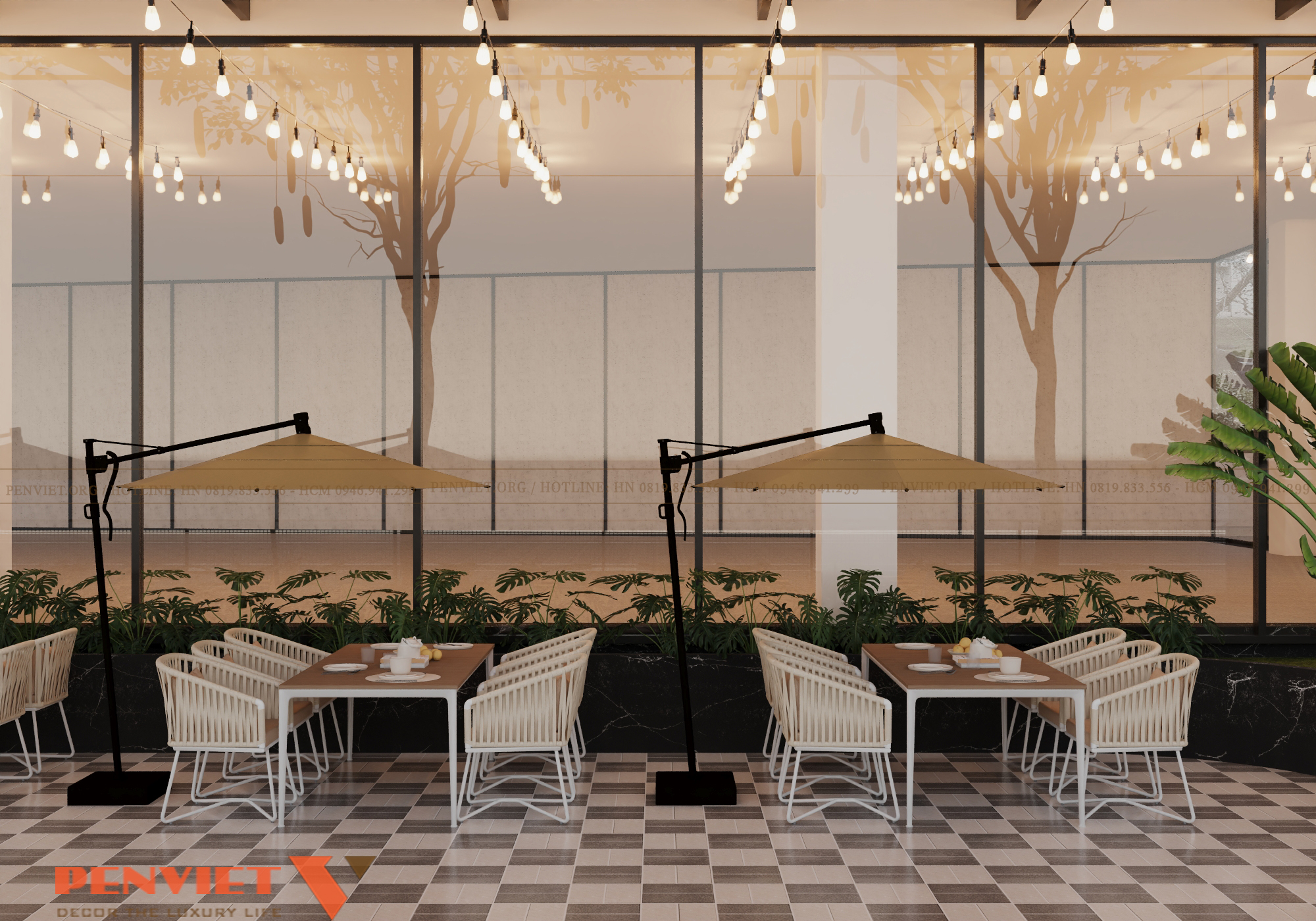 Dự án thiết kế quán cafe 264m²: Sự kết hợp hoàn hảo giữa thẩm mỹ và trải nghiệm khách hàng 18