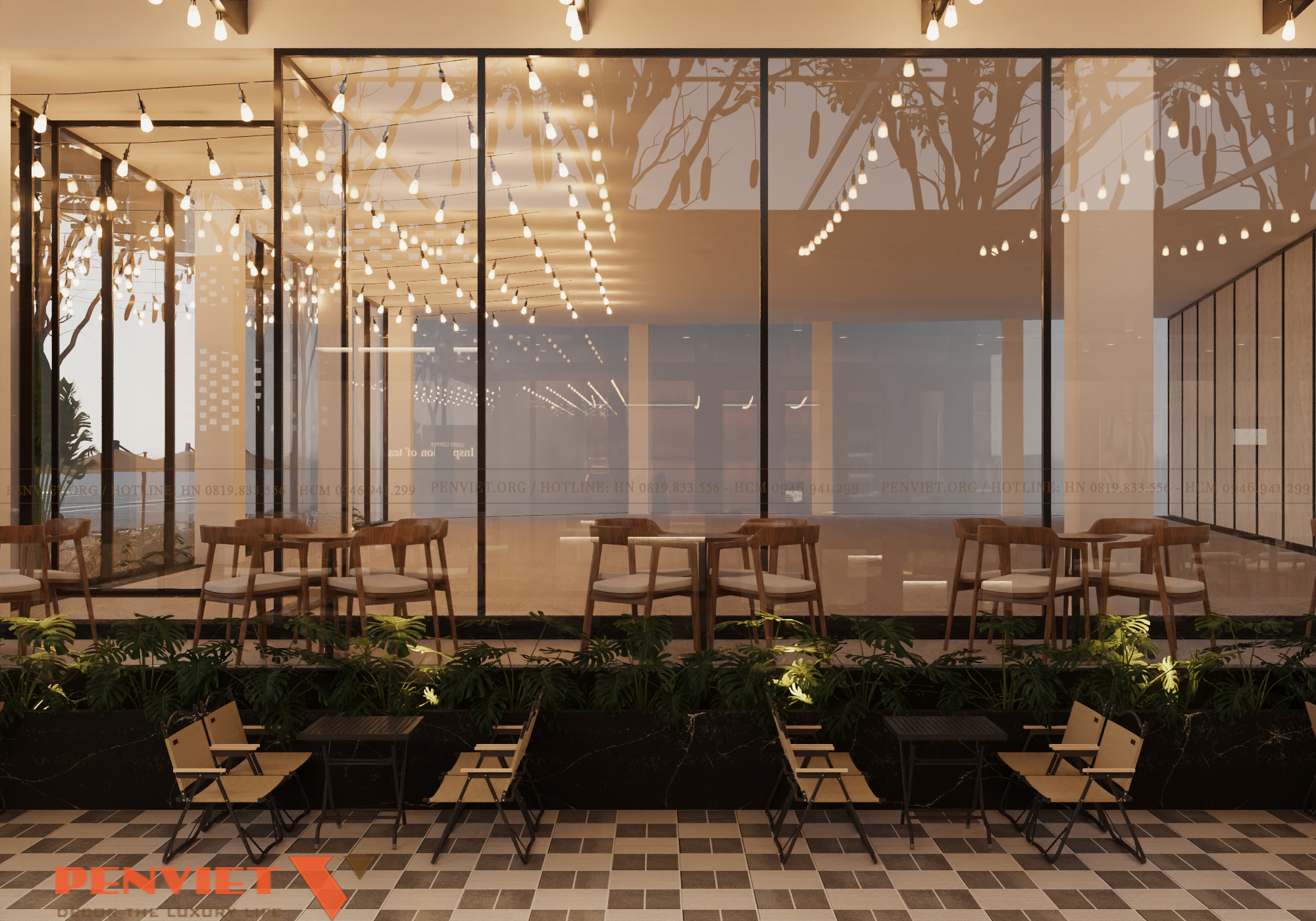 Dự án thiết kế quán cafe 264m²: Sự kết hợp hoàn hảo giữa thẩm mỹ và trải nghiệm khách hàng 22