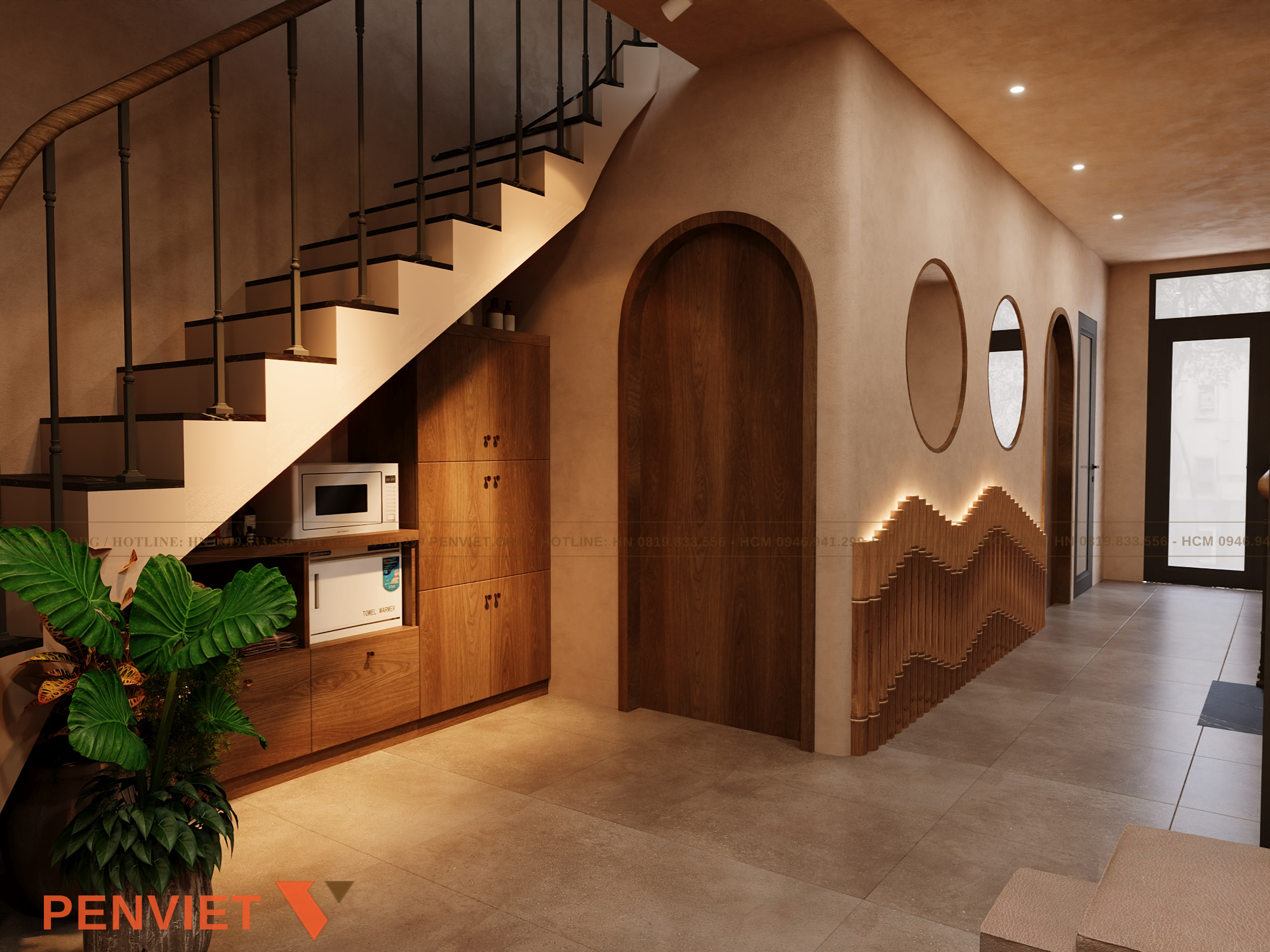 Thiết kế spa Mộc An theo phong cách Wabi Sabi kết hợp Japandi thiet ke spa moc an 17