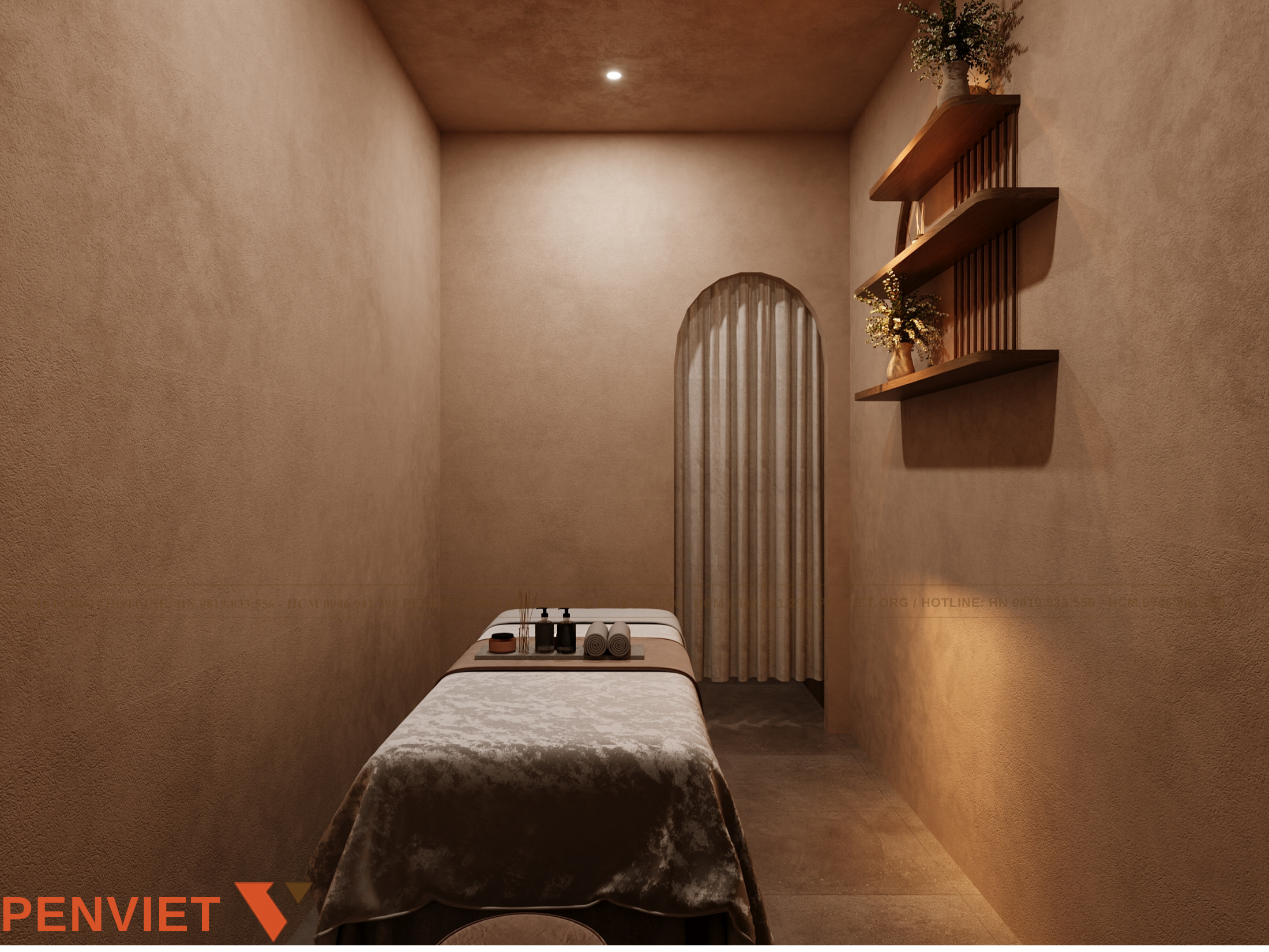 Thiết kế spa Mộc An theo phong cách Wabi Sabi kết hợp Japandi thiet ke spa moc an 18