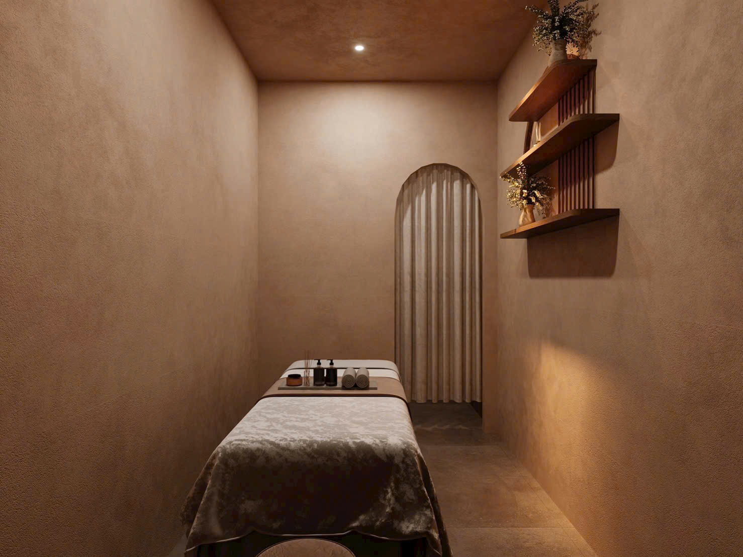 Thiết kế spa Mộc An theo phong cách Wabi Sabi kết hợp Japandi thiet ke spa moc an 22