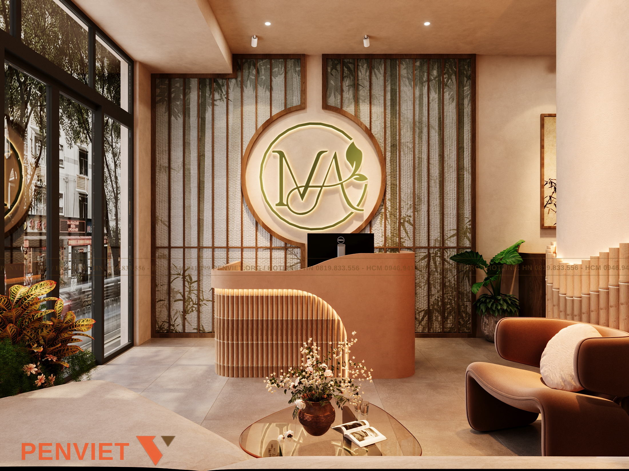 Thiết kế spa Mộc An theo phong cách Wabi Sabi kết hợp Japandi thiet ke spa moc an 7