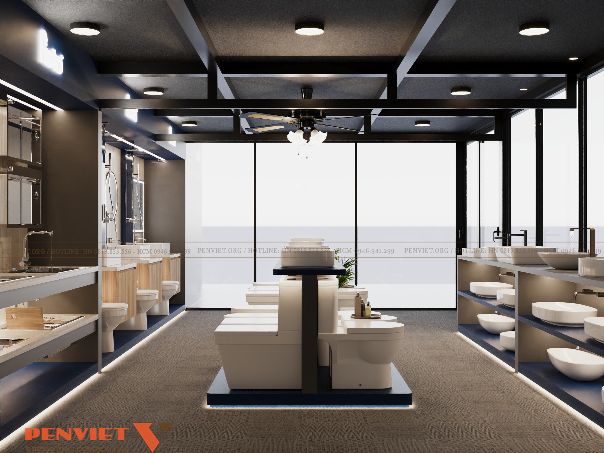 Thiết Kế Showroom Thiết Bị Vệ Sinh Tâm Thảo 11