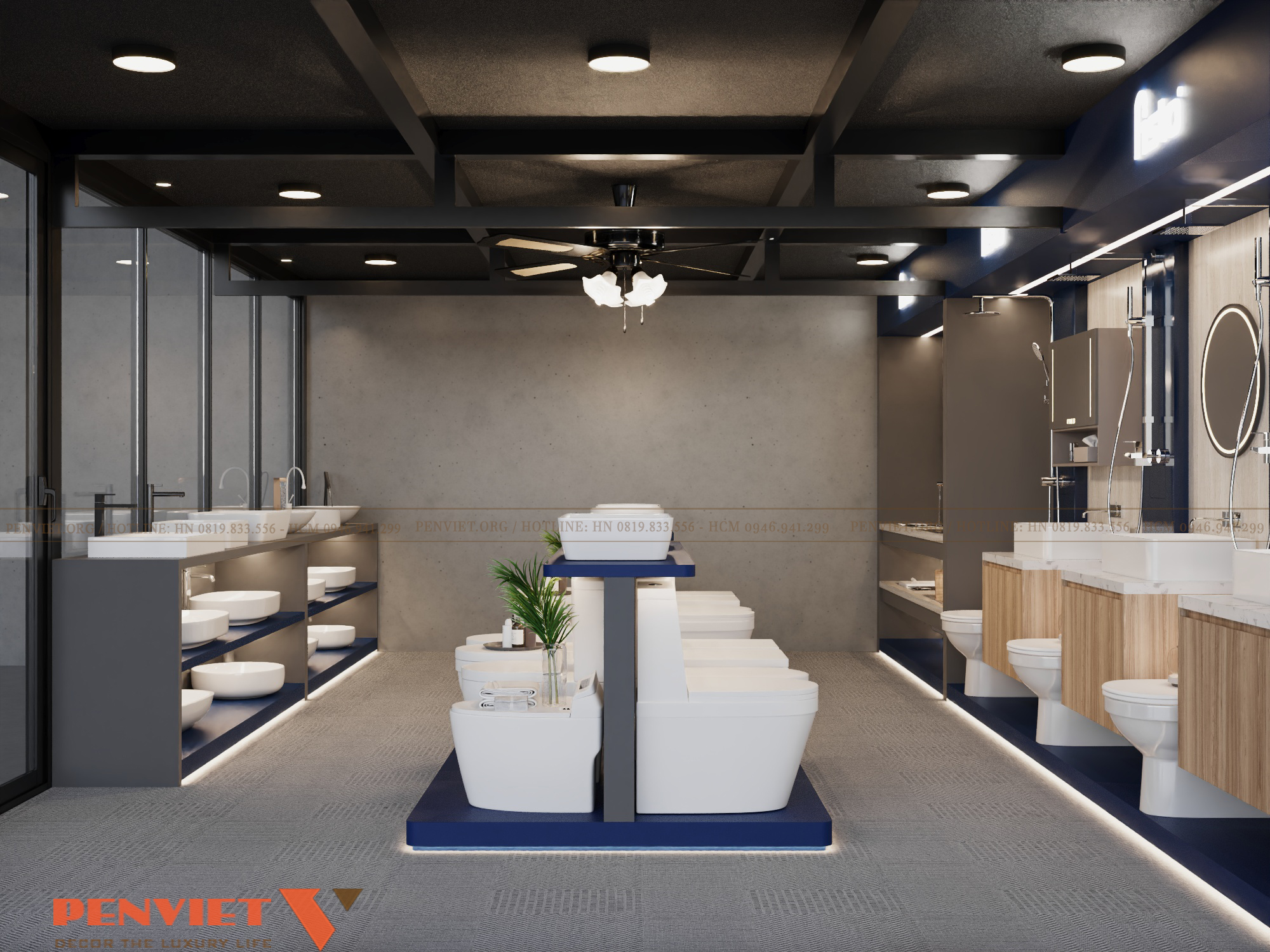 Thiết Kế Showroom Thiết Bị Vệ Sinh Tâm Thảo 12