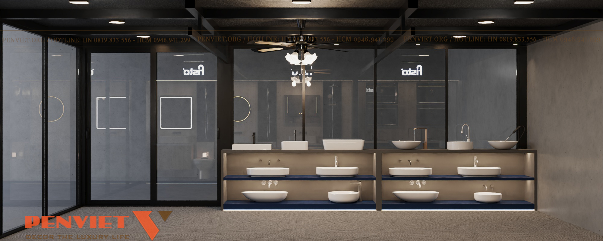 Thiết Kế Showroom Thiết Bị Vệ Sinh Tâm Thảo 14
