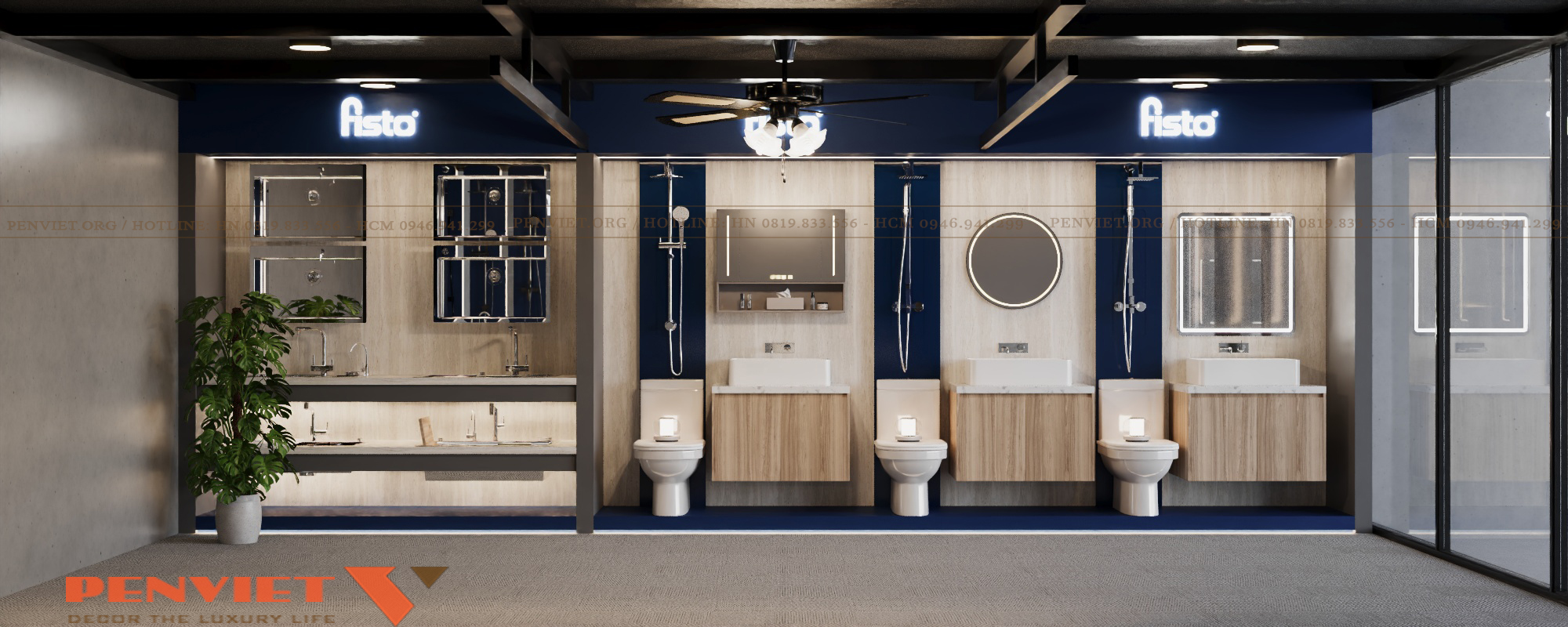 Thiết Kế Showroom Thiết Bị Vệ Sinh Tâm Thảo 2 Copy