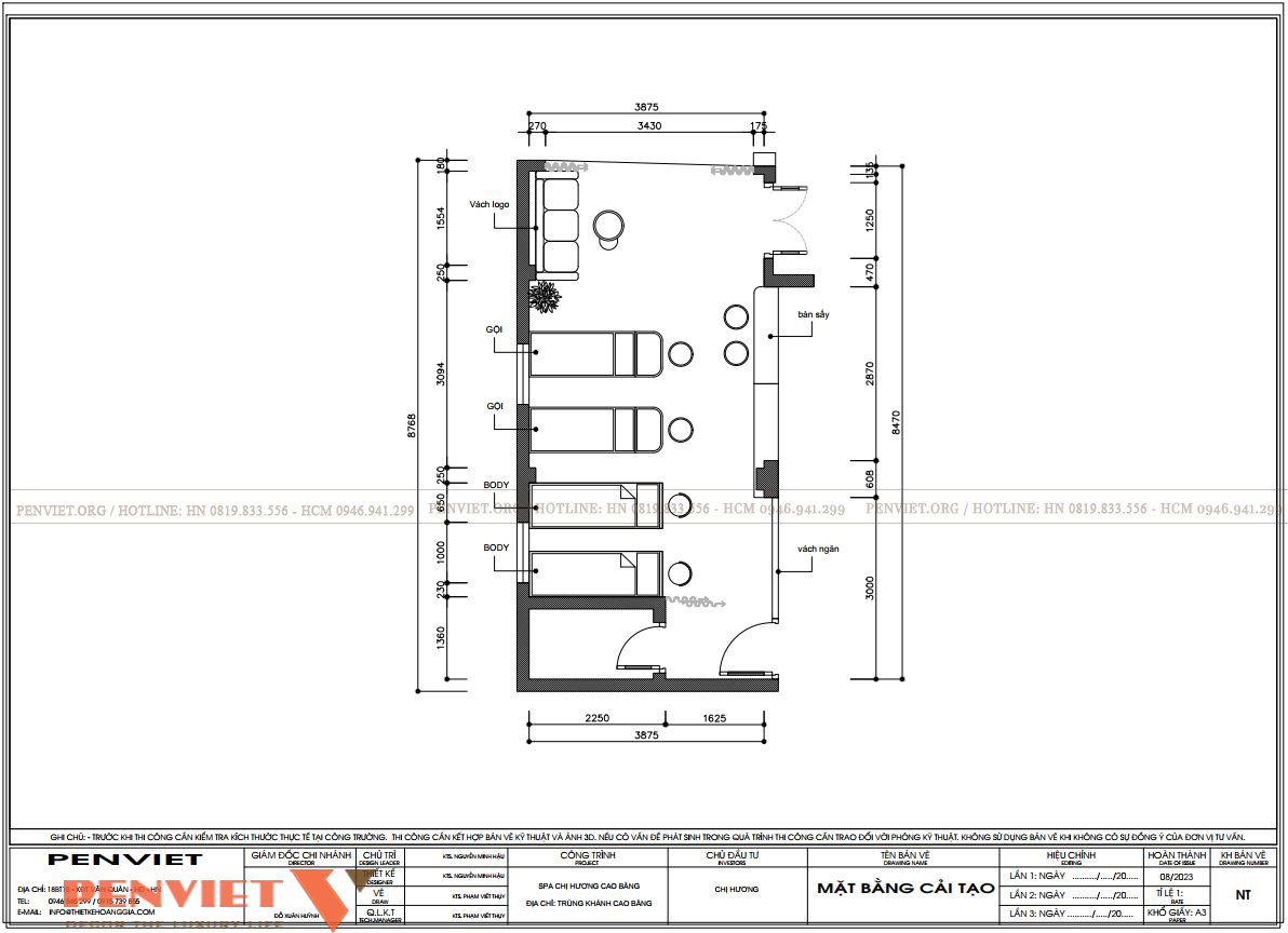 Thiết Kế Spa Đông Hương 28m² Tại Trùng Khánh, Cao Bằng Capture 2