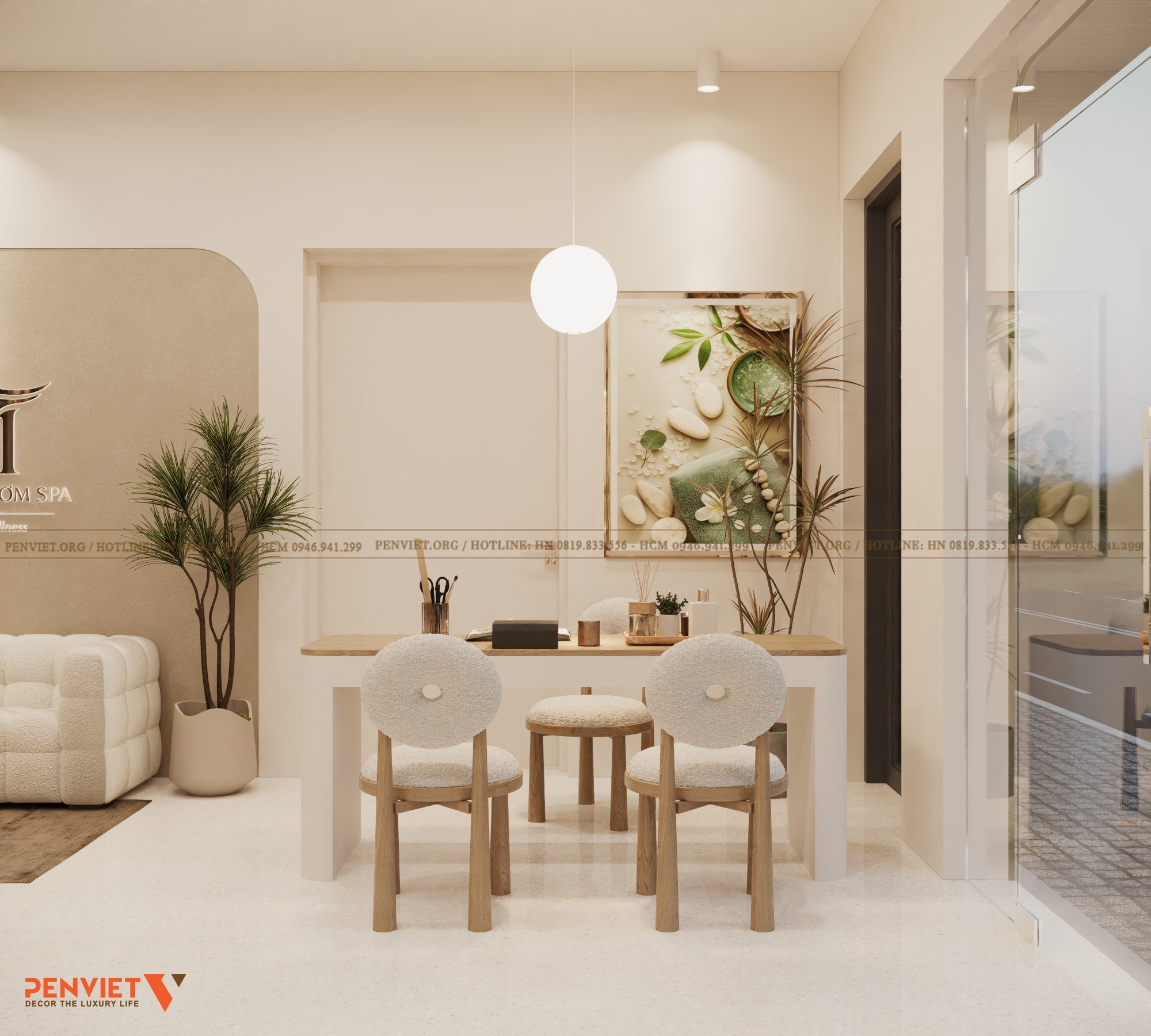 Thiết kế Spa Nguyễn Thơm Spa 30m² tại Hưng Yên – Không gian tối giản, thư giãn 17 2