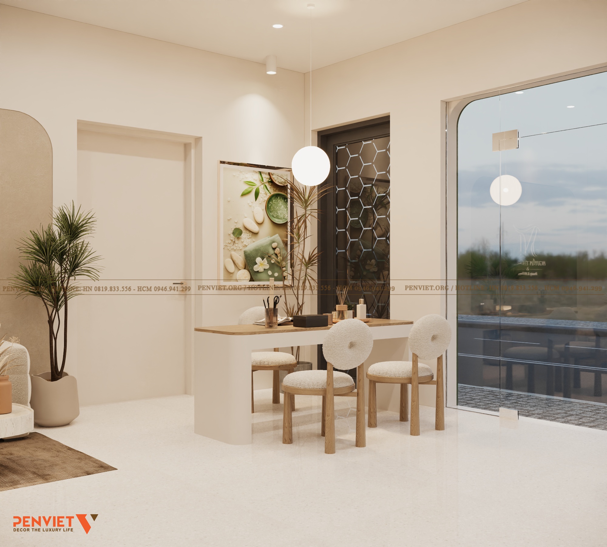 Thiết kế Spa Nguyễn Thơm Spa 30m² tại Hưng Yên – Không gian tối giản, thư giãn 19 2