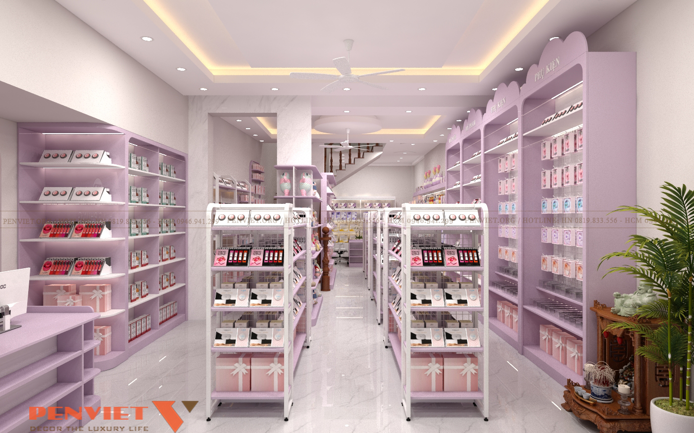 Thiết Kế Cửa Hàng Văn Phòng Phẩm Hưng Phụng 4