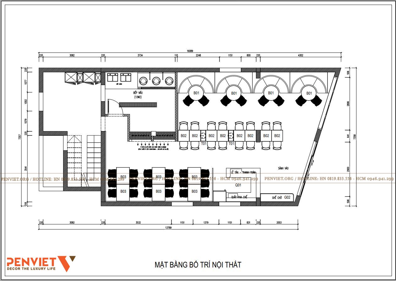 Thiết Kế Nhà Hàng Mỳ Cay Càng Ăn Càng Ghiền 85m² – Không Gian Hiện Đại, Thu Hút Khách Ngay Từ Ánh Nhìn Đầu Tiên Capture 10