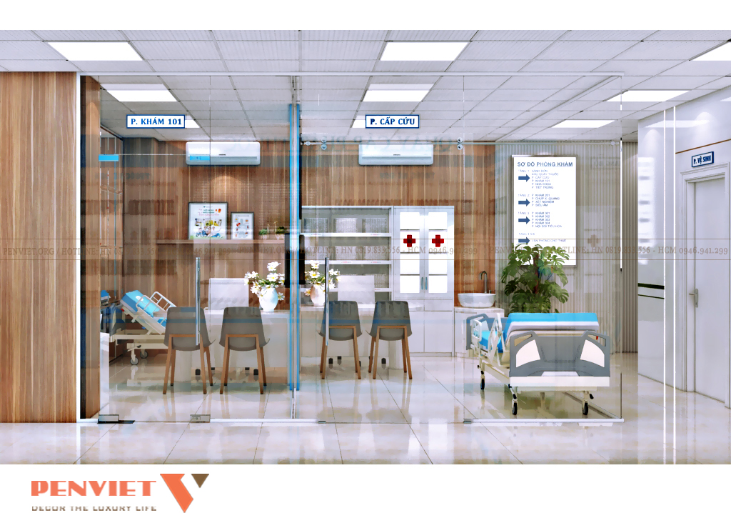 Thiết kế Bệnh viện Hùng Vương Hà Nội – Giải pháp không gian y tế hiện đại, tối ưu vận hành theo tiêu chuẩn bệnh viện T1 C15