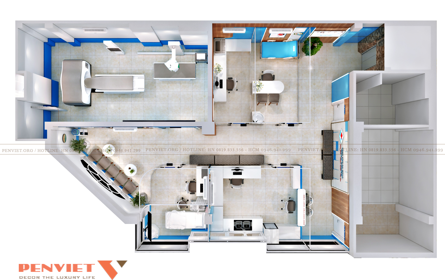 Thiết kế Bệnh viện Hùng Vương Hà Nội – Giải pháp không gian y tế hiện đại, tối ưu vận hành theo tiêu chuẩn bệnh viện T2 C1